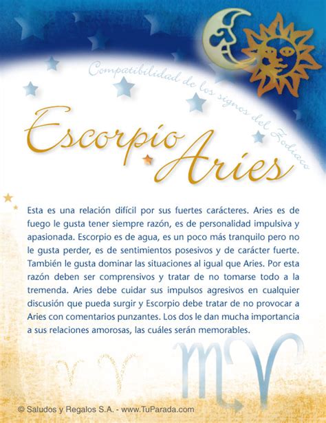 hombre aries mujer escorpio|Hombre Aries y Mujer Escorpio – Amor, vida y sexo